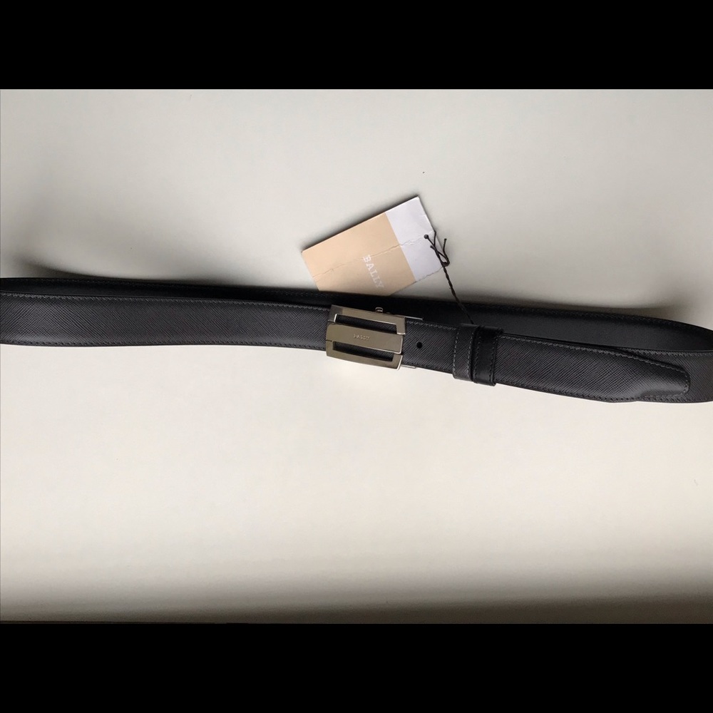 Bally exotic leather belt